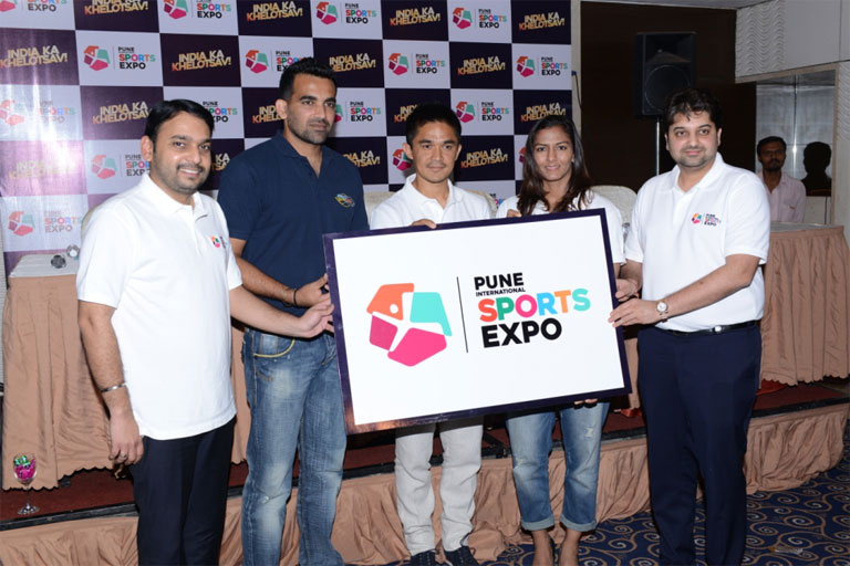 zahir khan, Dr. Vishwajeet Kadam, Sunil Chhetri, Geeta Phogat, Vishal Chordia, 